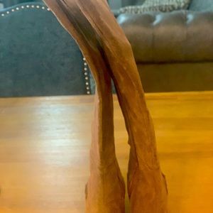 Fergalicious tall boots taupe